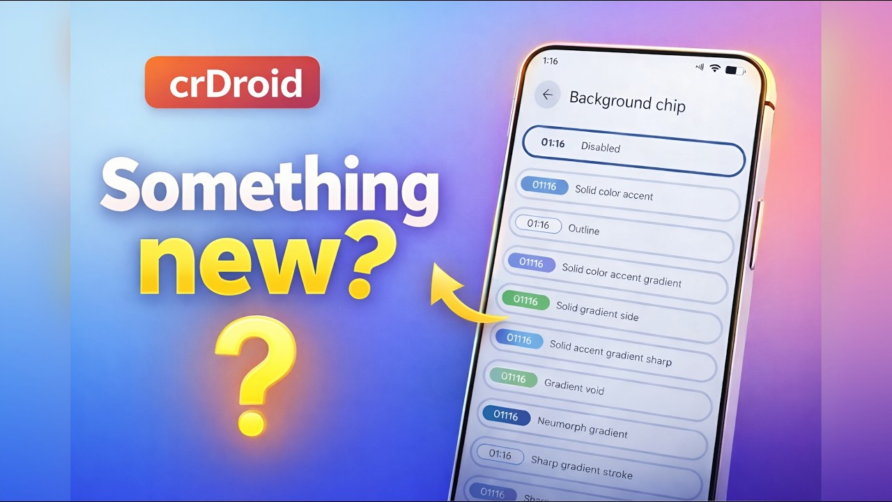 🚀 Наконец-то crDroid вернулся с новым пользовательским интерфейсом и функциями! | Android 16 QPR2...