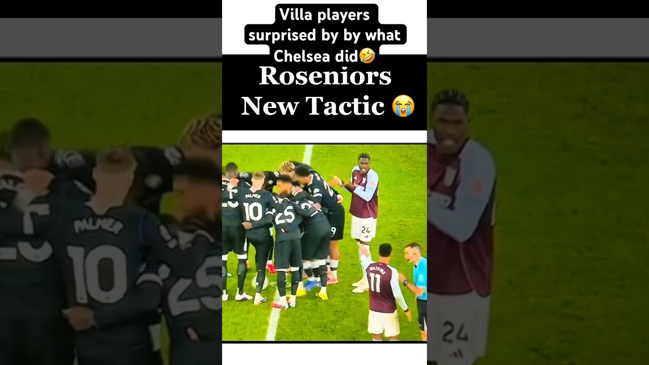 Aston Villa players surprised by by what Chelsea players did  #ChelseaFC #Rosenior #PremierLeague