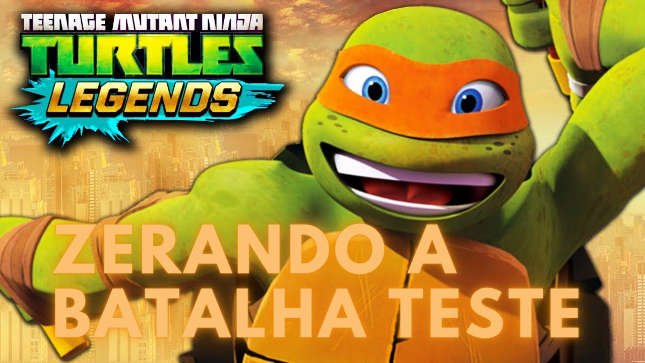 Zerando a Batalha Teste - Tartarugas Ninja Lendas - Android