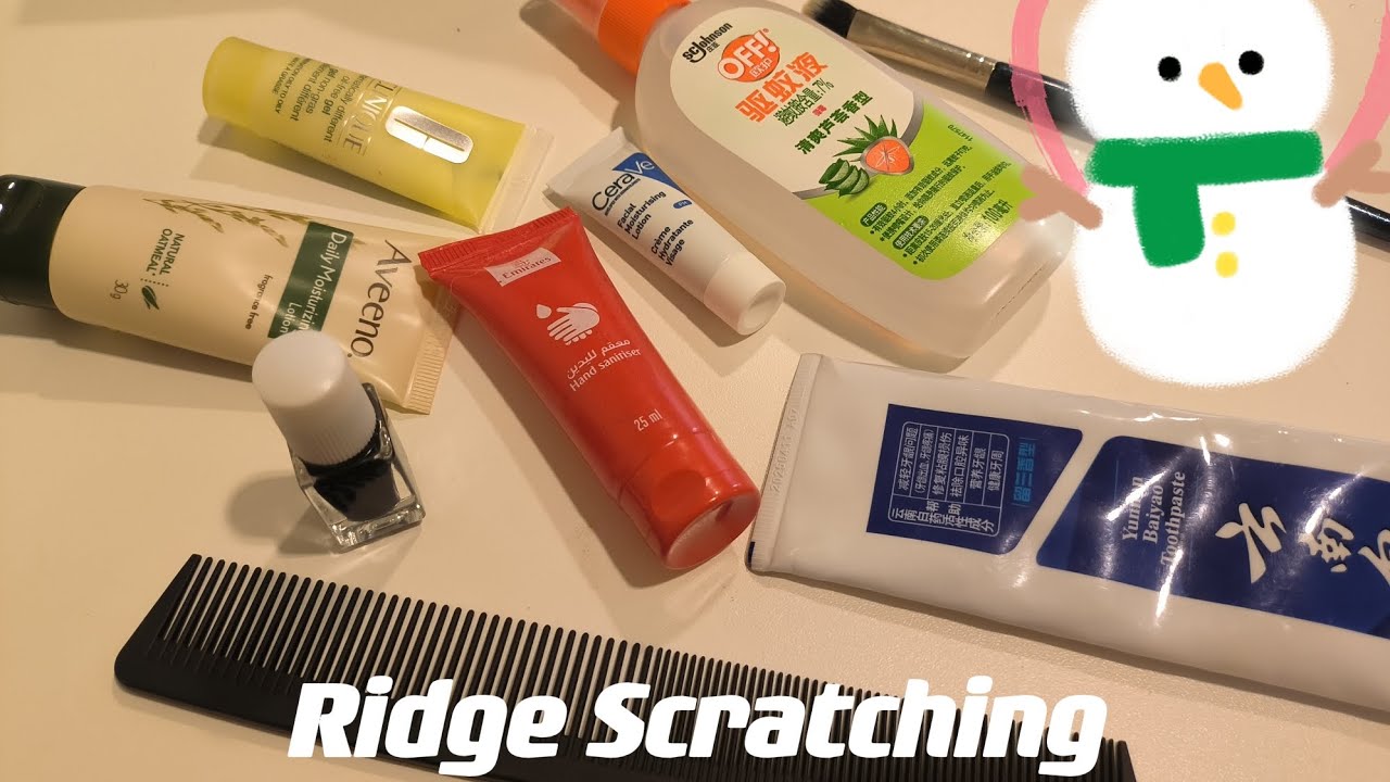 ASMR | Ribbed Items Scratching/ Scratching ribs