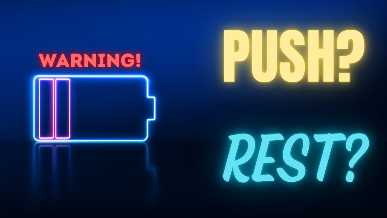 Managing Chronic Illness | How do I know if I should push myself?