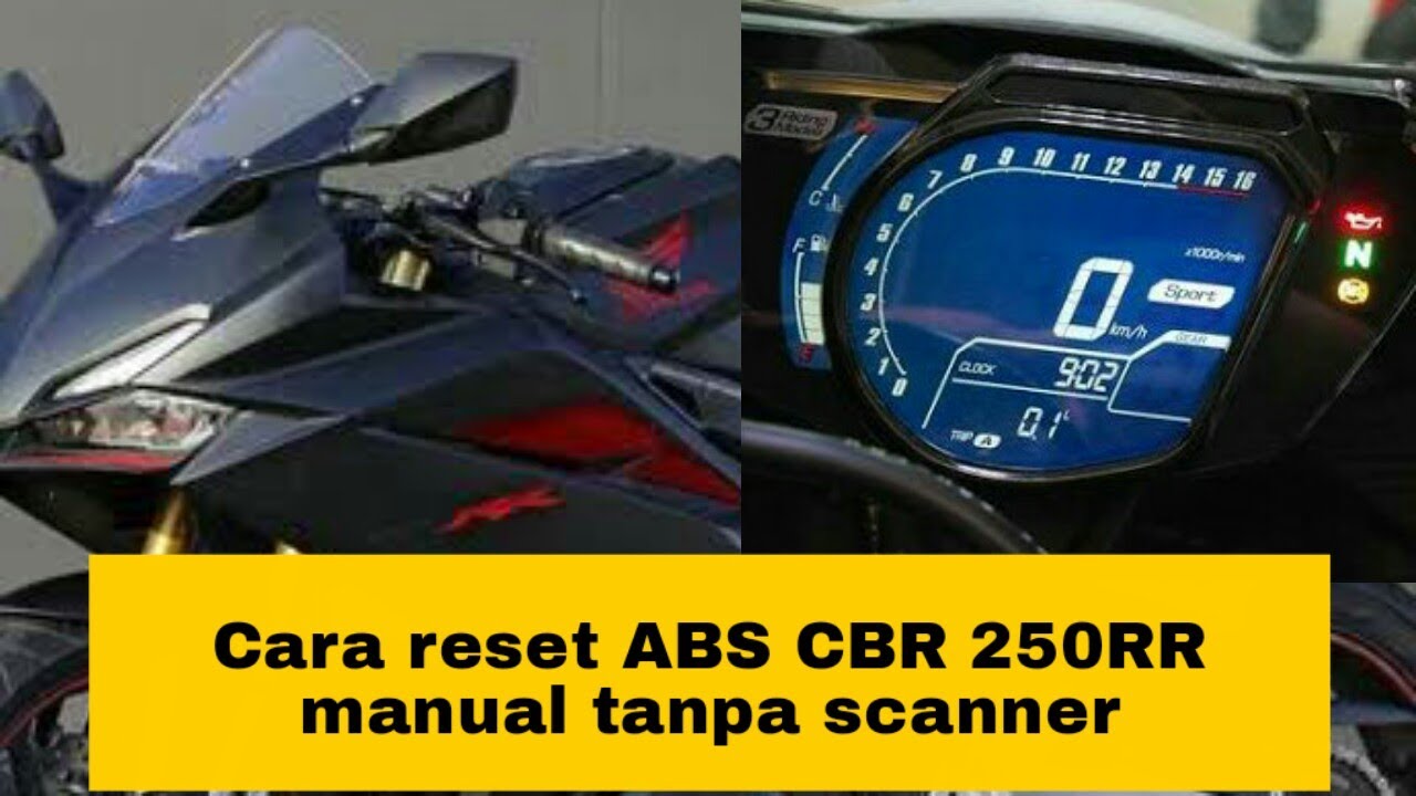 Cara reset ABS CBR 250RR