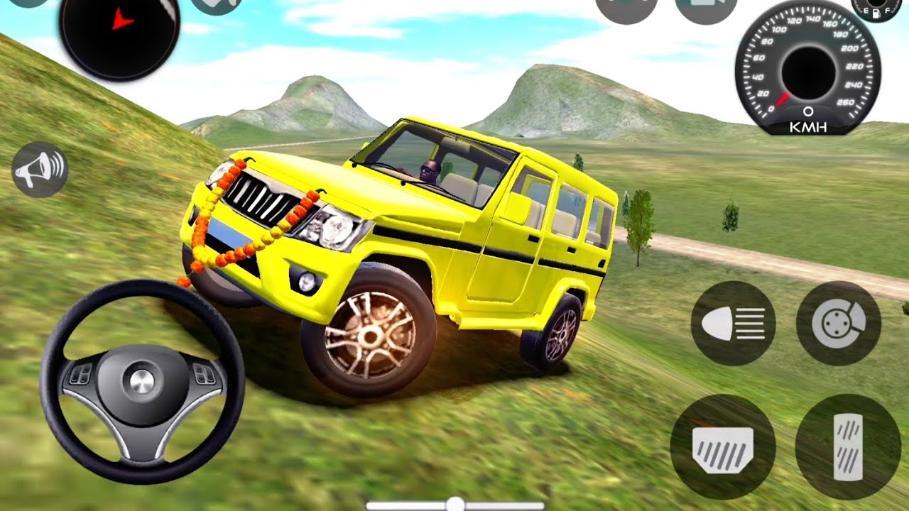Mahindra Bolero Extreme Off-road Drive In Game : Indian Kar Wala Game : Android Gameplay
