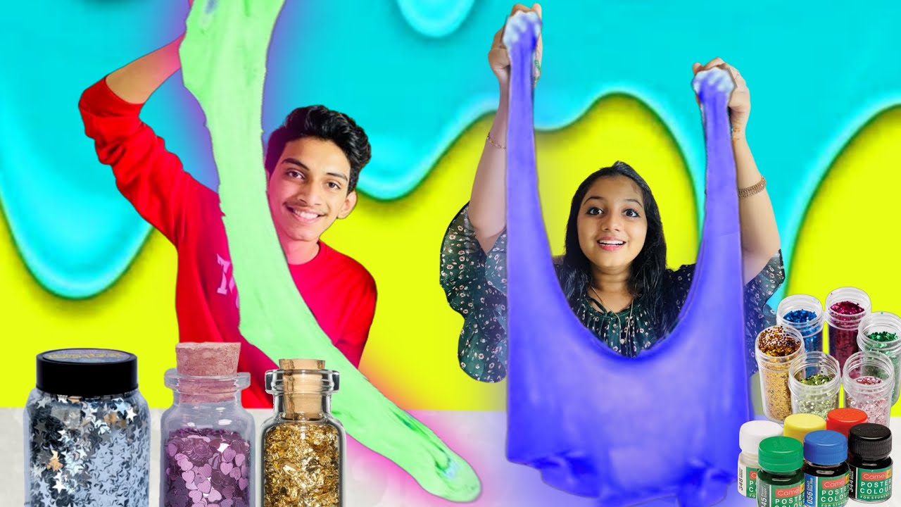Slime making Challenge 🔥 | weird slime making 🦄 | Minshasworld