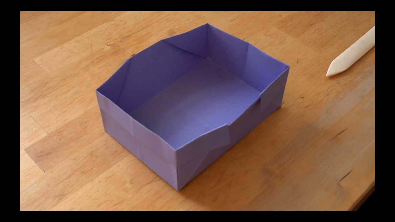 How To Make an Origami Box - Falte Dir eine Origami-Schachtel!