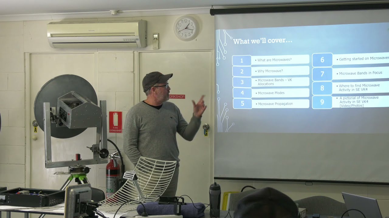 Microwave presentation by Scott VK4CZ and Kevin VK4UH