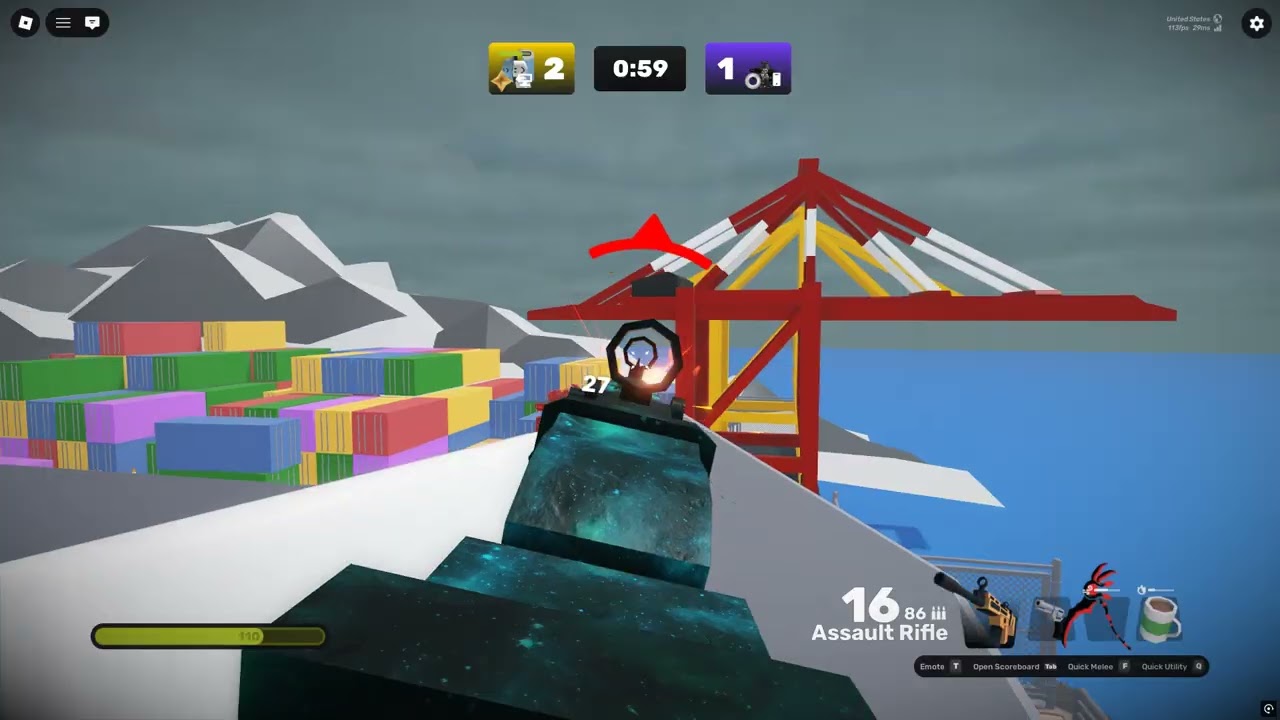 1v1ing my cousin in Roblox Rivals