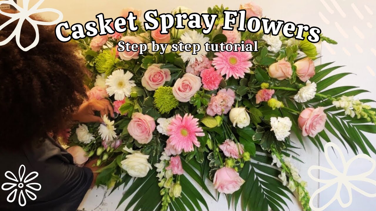 Create Stunning Casket Sprays, Funeral Flower Arrangement Tutorial