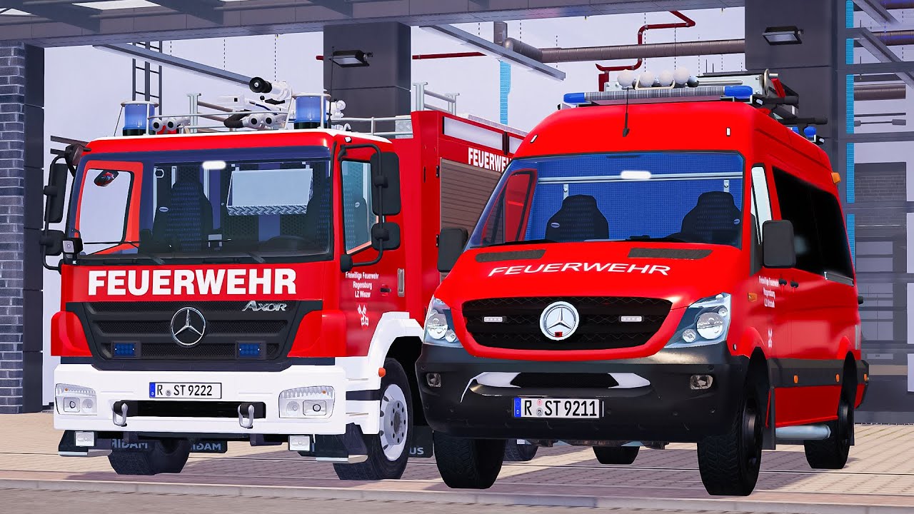 Emergency Call 112 – Regensburg Ambulance & Firefighters Responding | Firefighting Simulation 4K