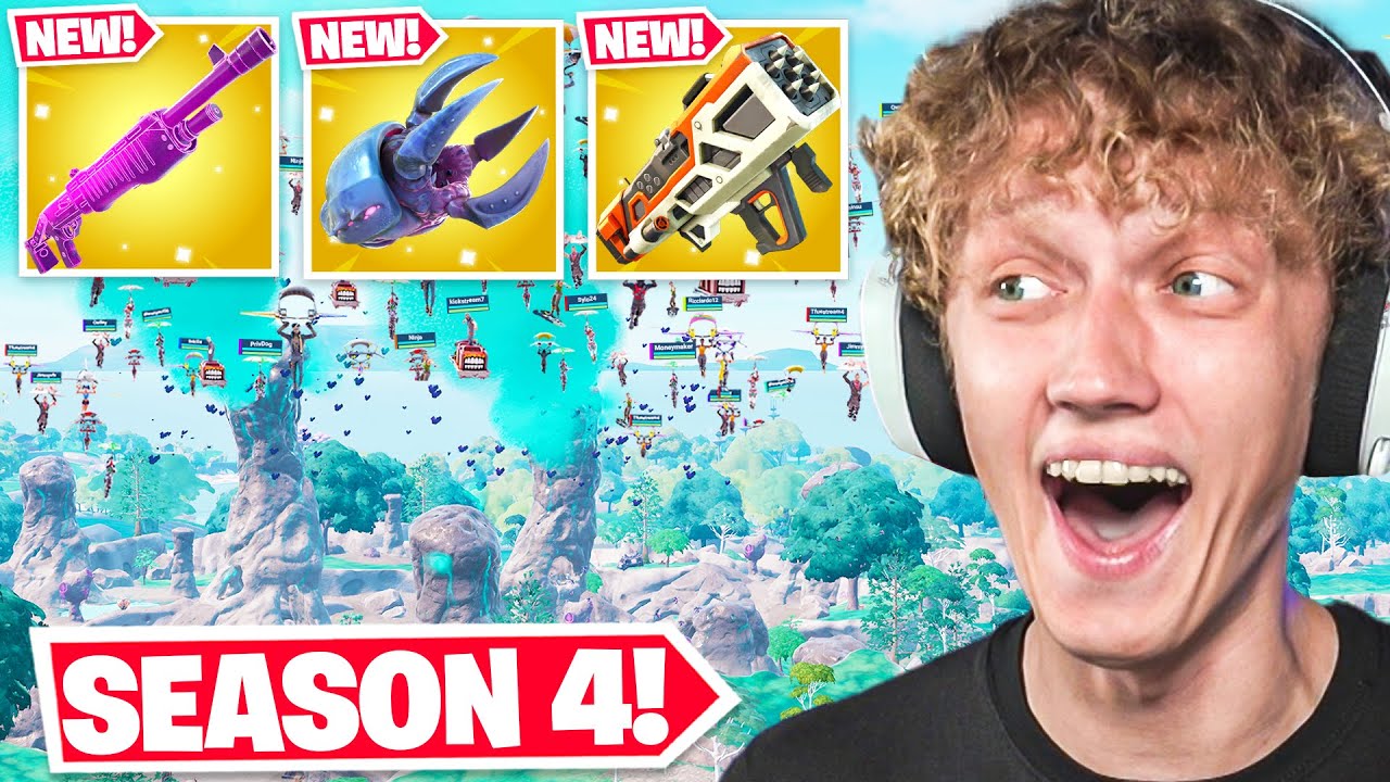 I Hosted a Tournament In Season 4 Fortnite! (New Update)