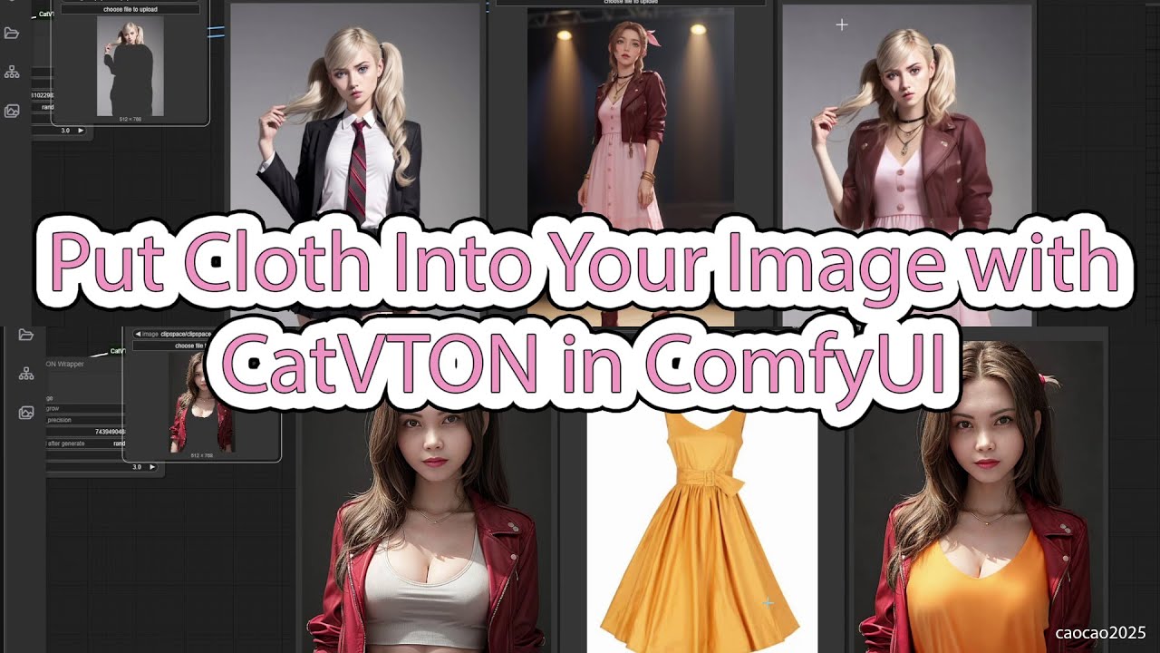 How to Put Cloth Into Your Image with CatVTON in ComfyUI