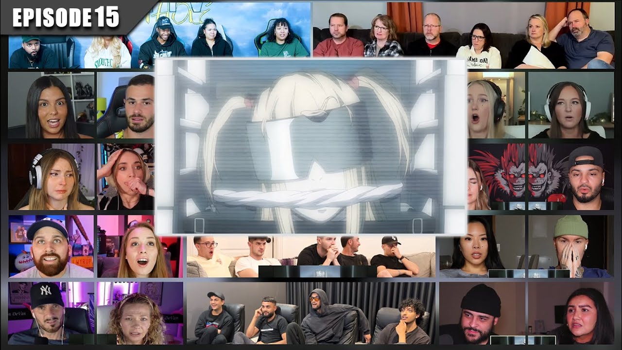 [Full Episode] Death Note Episode 15 Reaction Mashup | デスノート