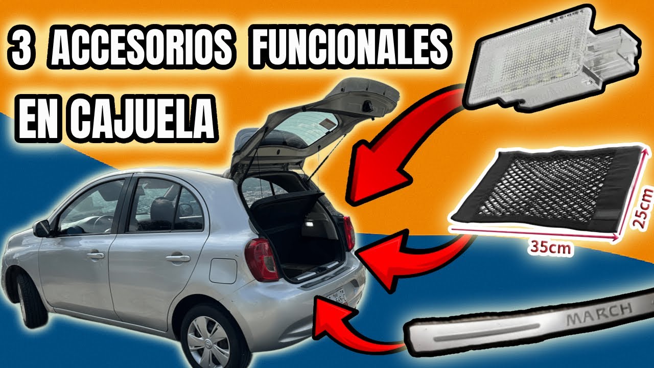 3 MODIFICACIONES BARATAS PARA LA CAJUELA DE TU AUTO  | Nissan March