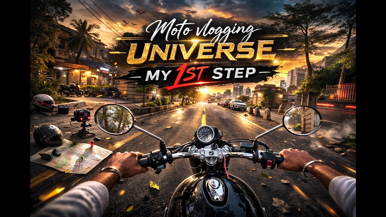 My 1st MOTOVLOG | Motovlog Setup. #hondacb350 #tvsrr310  #dji #djiaction4 #djimicmini