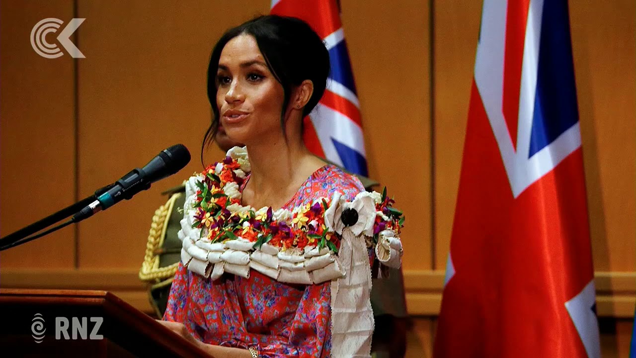 Duchess of Sussex rushed out of Fiji market over security concerns
