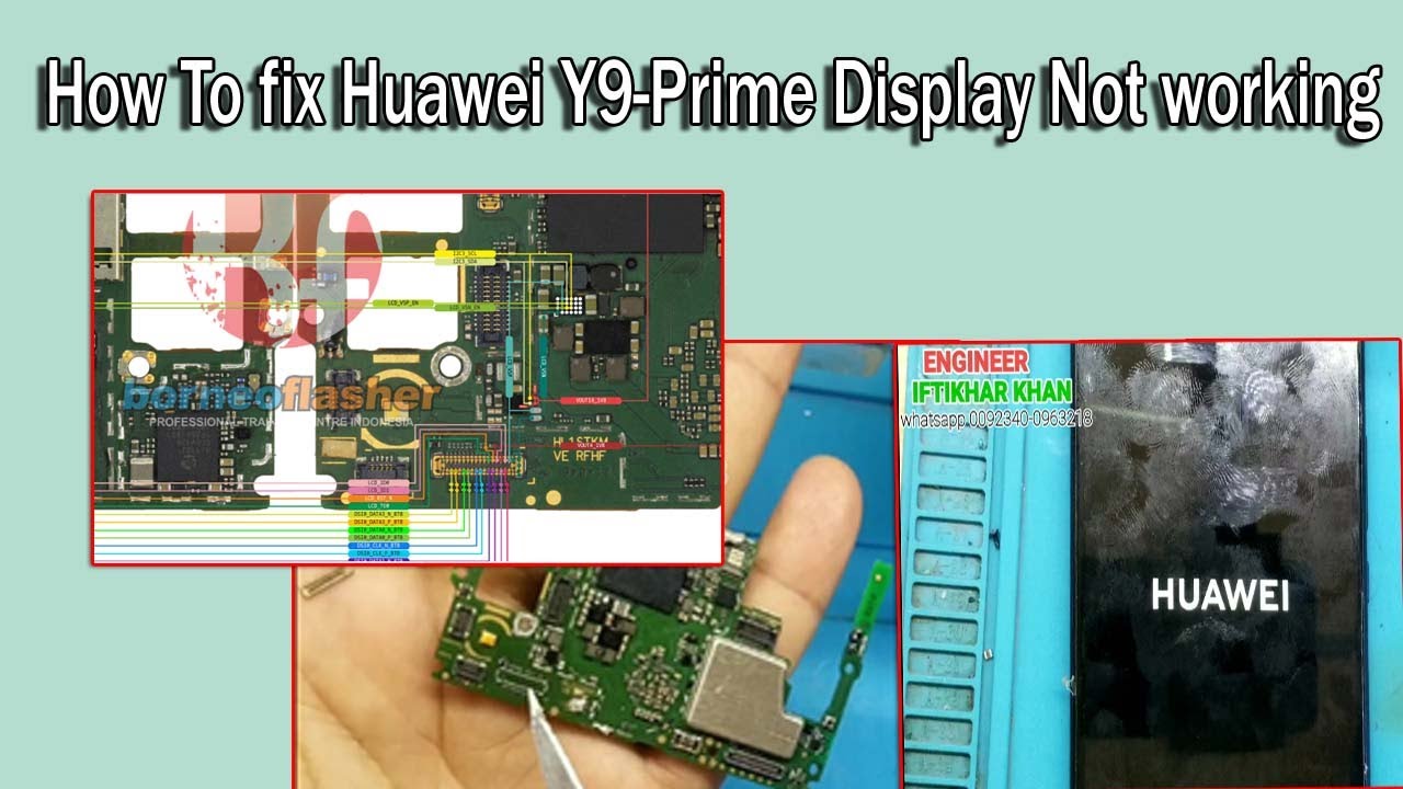 How To fix Huawei Y9 Prime Display Not working