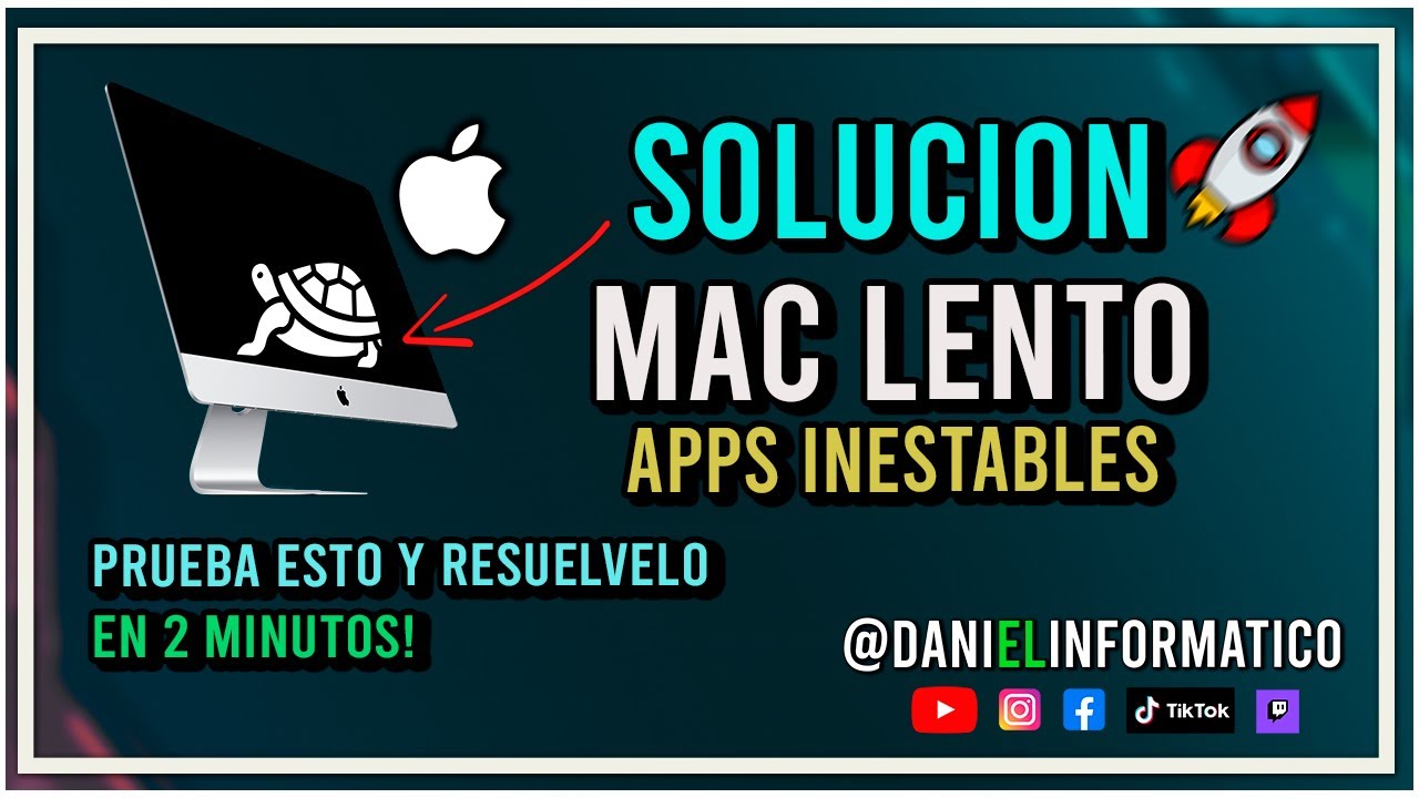 ✅💻Solucion a Mac Lento 👉Resuelto Aplicaciones inestables