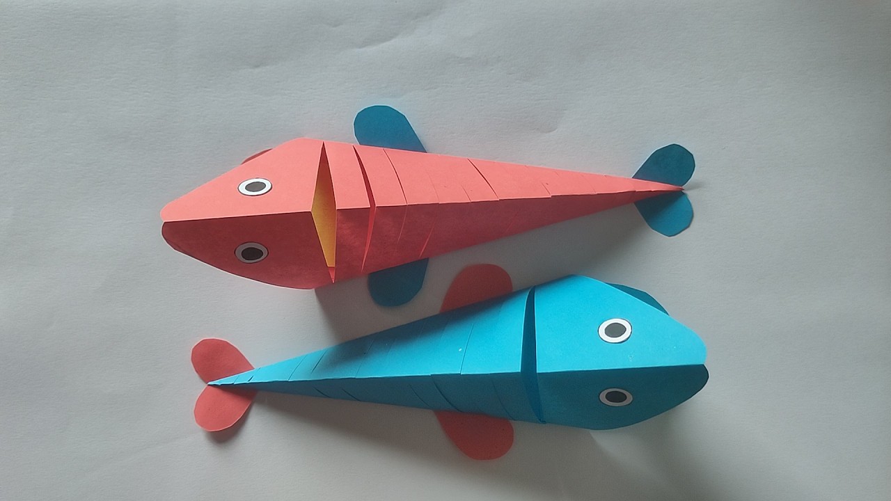 How to make paper Fish | Easy craft | DIY crafts | Easy Fish Craft Tutorial | Easy paper crafts