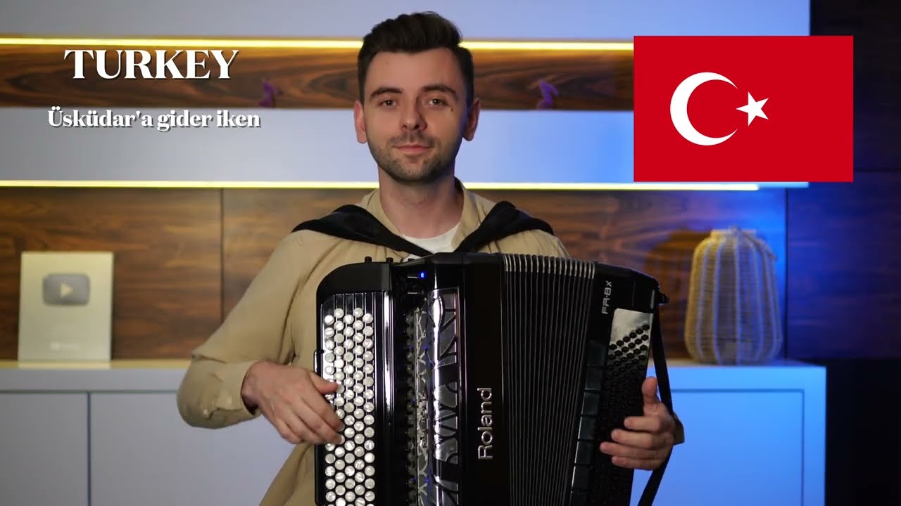 Stereotypical Music Around the World on Accordion (PART 2) 🌍 🪗