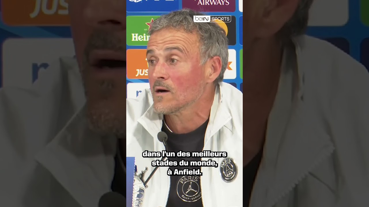 😅 L'anecdote de Luis Enrique sur son passage dans le Kop d'Anfield... avant Liverpool - PSG !