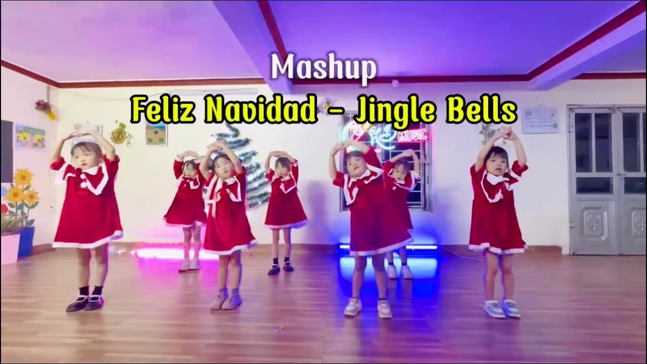 Mashup FELIZ NAVIDAD - JINGLE BELL | NHẠC GIÁNG SINH HAY 2024 | DANCE KID | Zumba DANCE | NOEL 2024