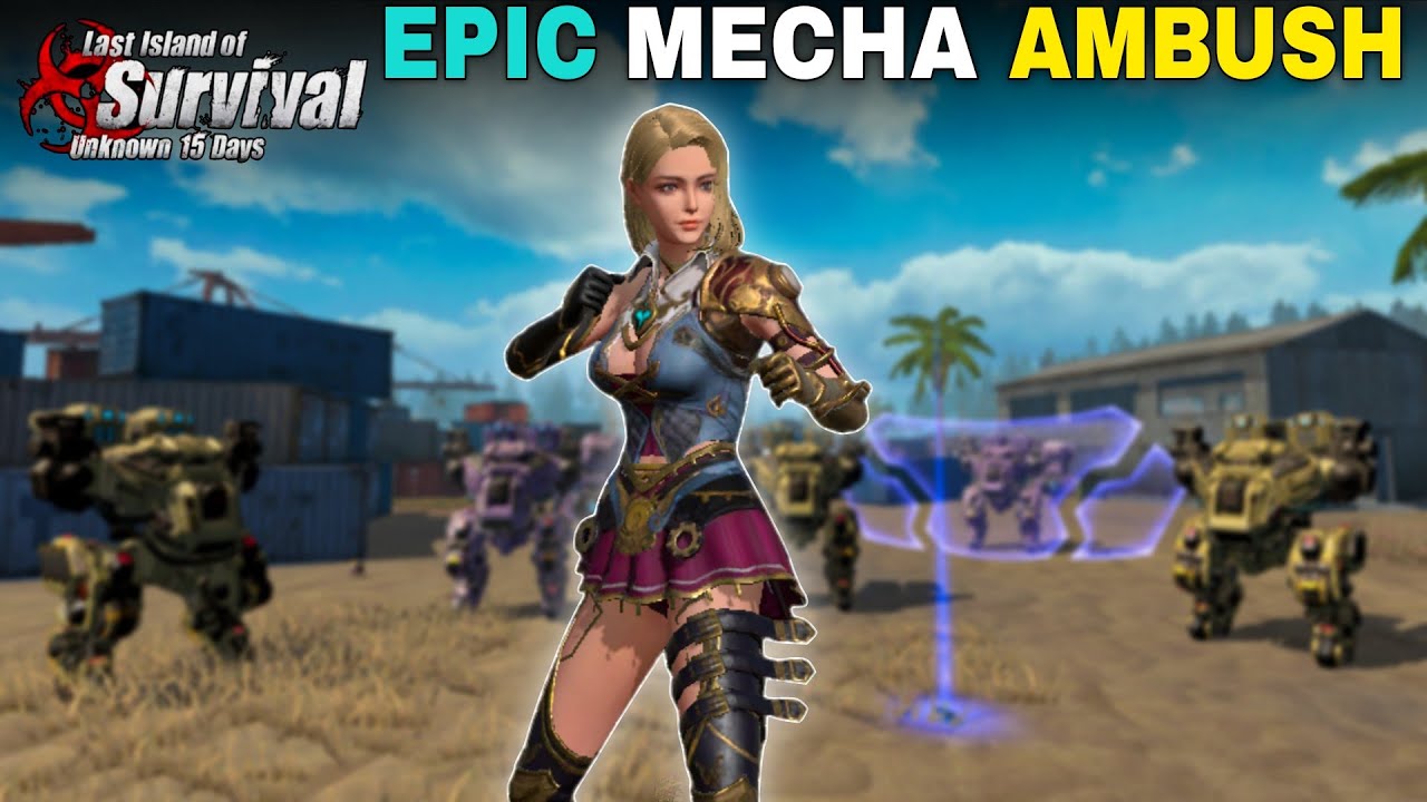 DEADLY MECHA AMBUSH FIGHT 🎖️| LAST ISLAND OF SURVIVAL HINDI GAMEPLAY #lios 