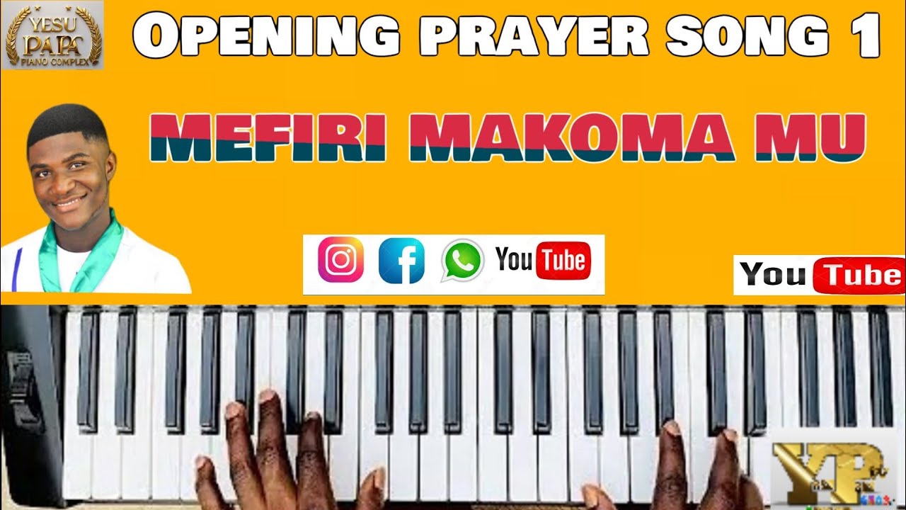 HOW TO PLAY THIS SONG MEFIRI MAKOMA MU AS OPENING PRAYER SONG WITH BASSLINES FOR BEGINNERS