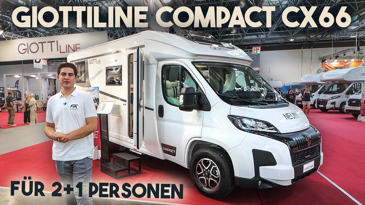 Kompaktes Wohnmobil f&uuml;r 2+1 Personen! - Giottiline Compact CX66