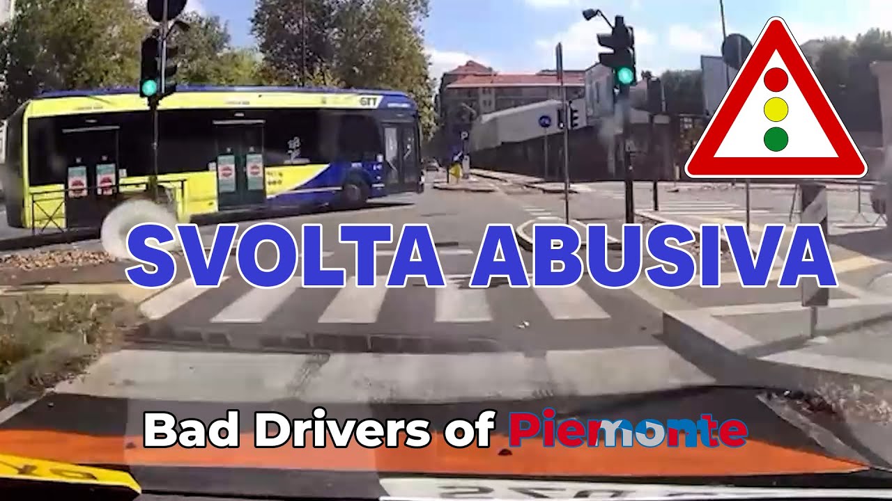 BAD DRIVERS OF PIEMONTE (ITALY) - dashcam compilation 19.12