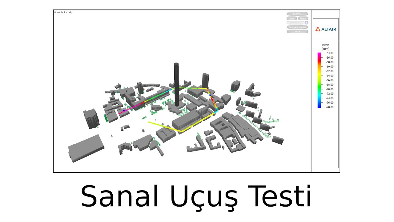 Sanal uçuş testi (Virtual Flight Test) | Altair FEKO & WinProp