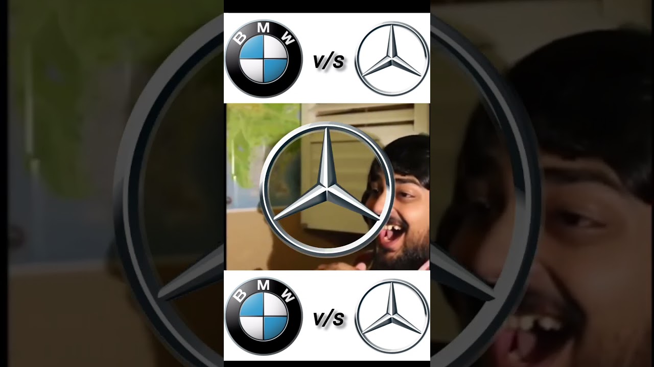 BMW😂 vs Mercedes😈 #cars #bmw #vs #mercedes #careditz #cars