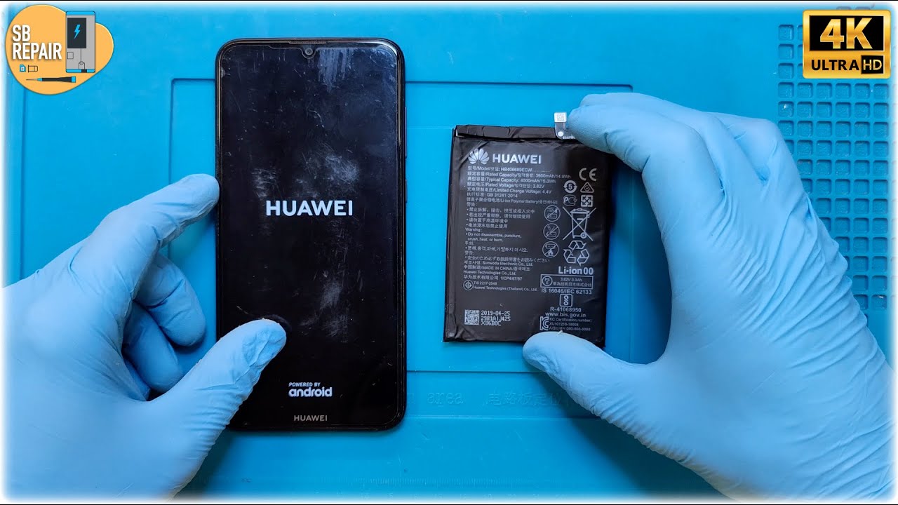 Huawei Y7 2019 Battery replacement #repair #huawei #battery