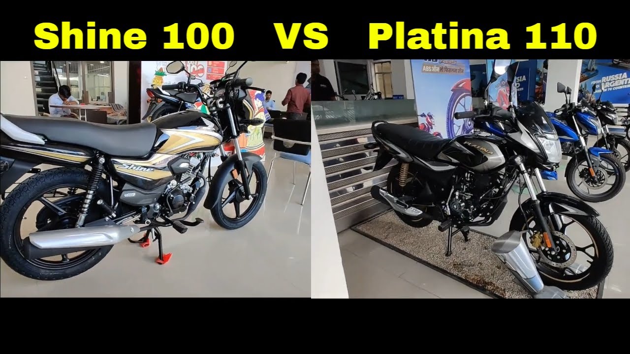 Honda Shine 100 VS Bajaj Platina 110 Complete Comparison 2024 || Shine 100cc vs Platina 110cc