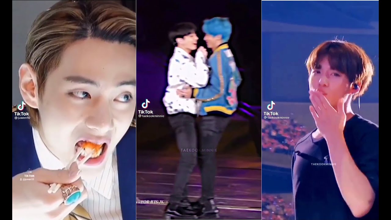 Taekook || The best Vkook TikTok compilation 💖 #tiktok #taehyung #taekookedits