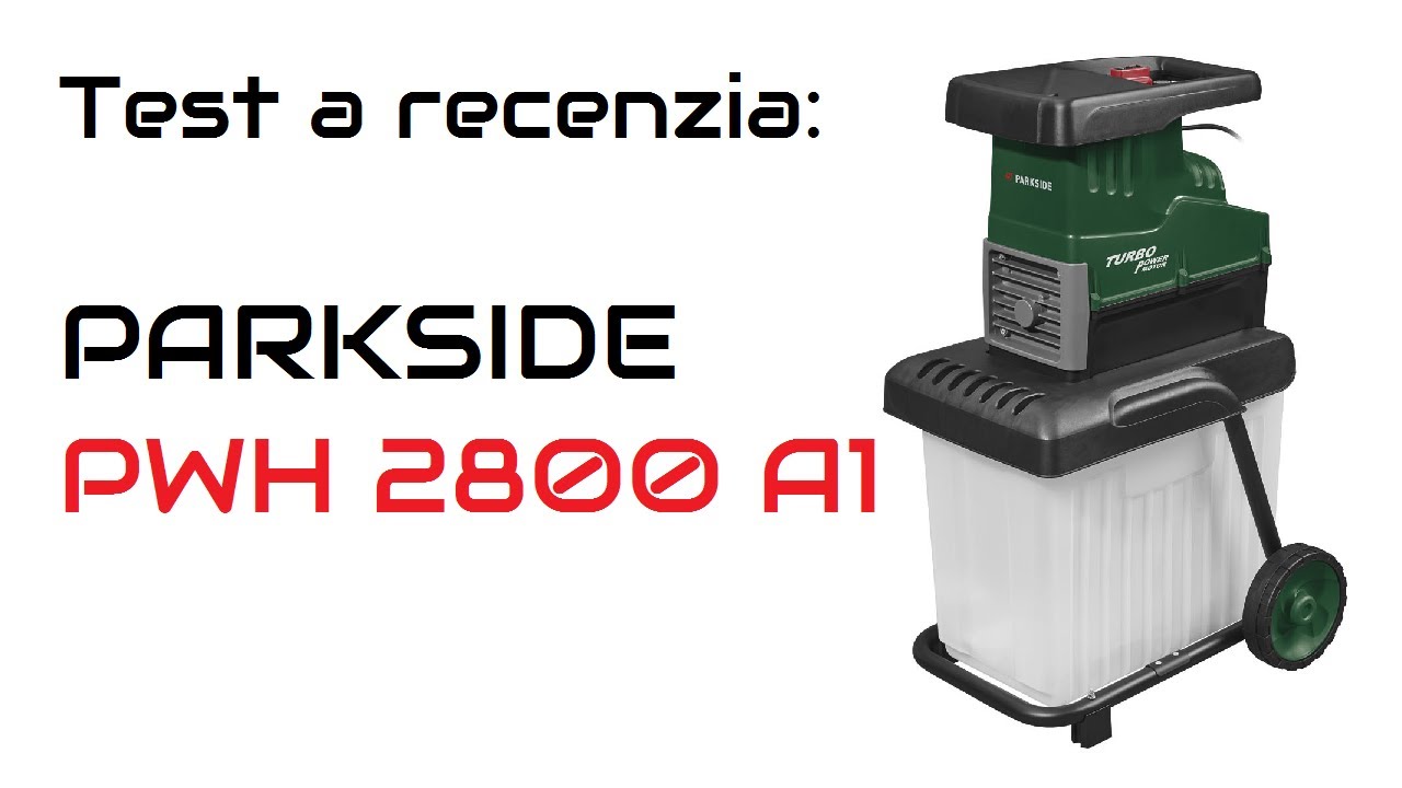 Super nákup z potravín Lidl. PARKSIDE Valcový drvič PWH 2800 A1 recenzia a test.