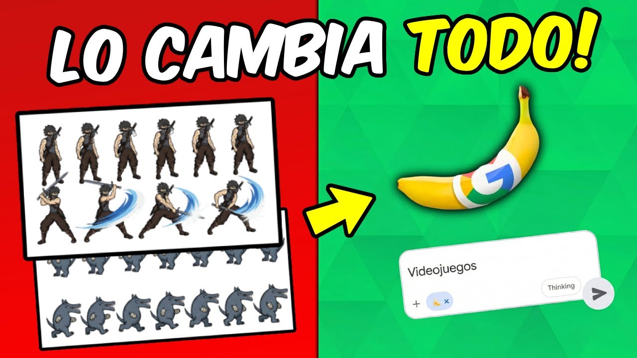 NANO-BANANA PRO cambia la MANERA en que creamos VIDEOJUEGOS