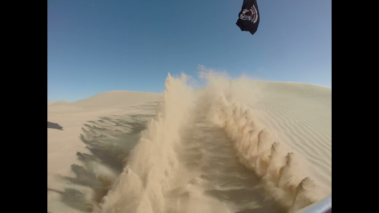 Butter cup sand dunes 2021 banshee rear view