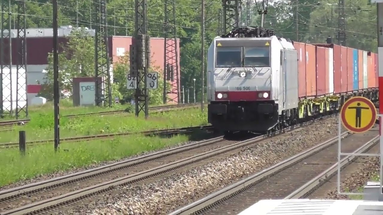 [Full HD] [Camcorder] Bunter Zugverkehr in Rastatt