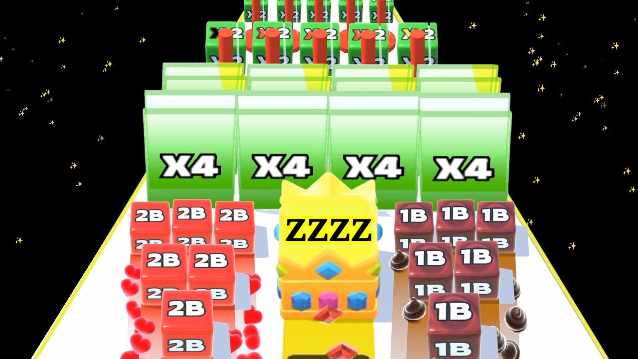 🪼Jelly Run 2048 - infinity ♾️ mod ( cube ABCD ) vs number box run 2048 Gameplay Walkthrough part #29