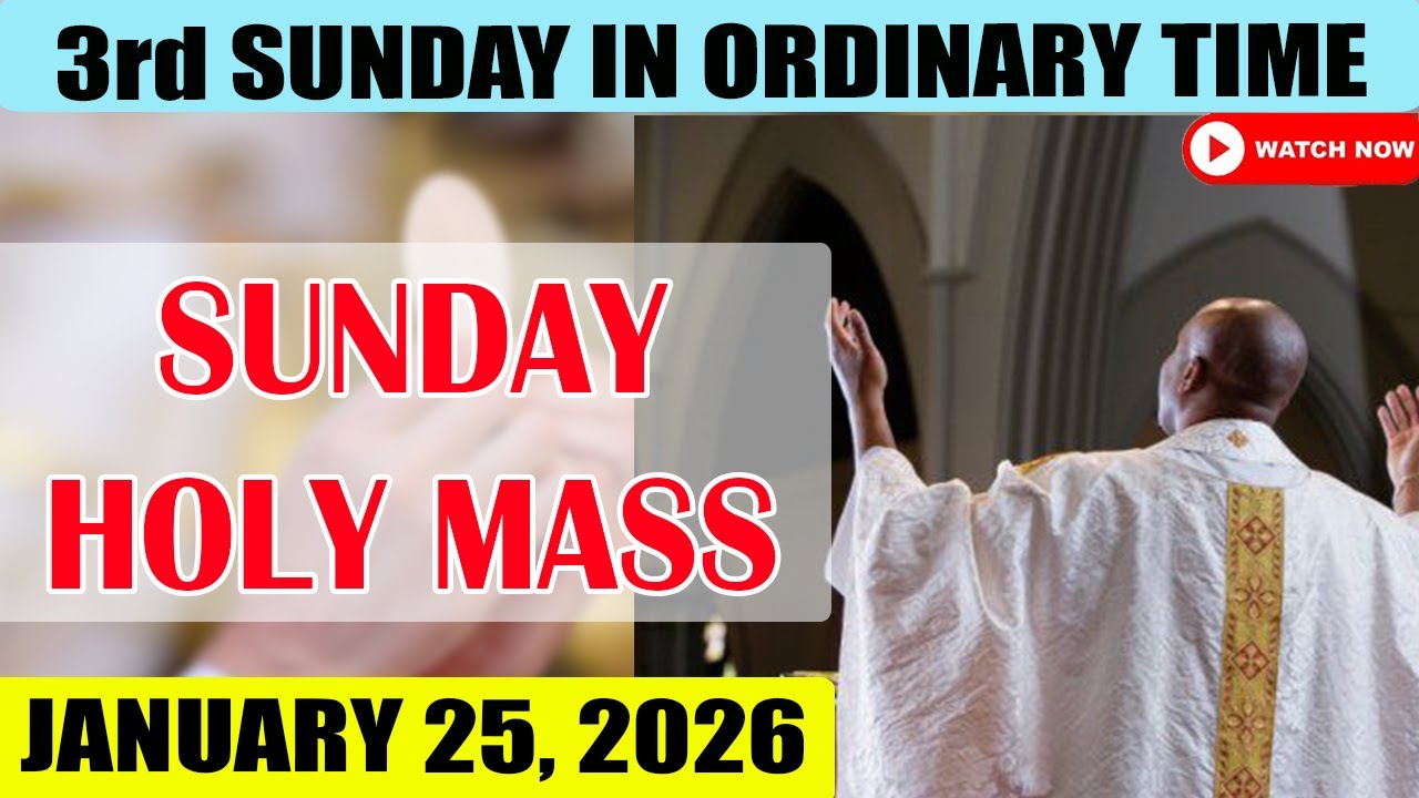Catholic Mass Today | Daily TV Mass, Sunday January 25, 2026