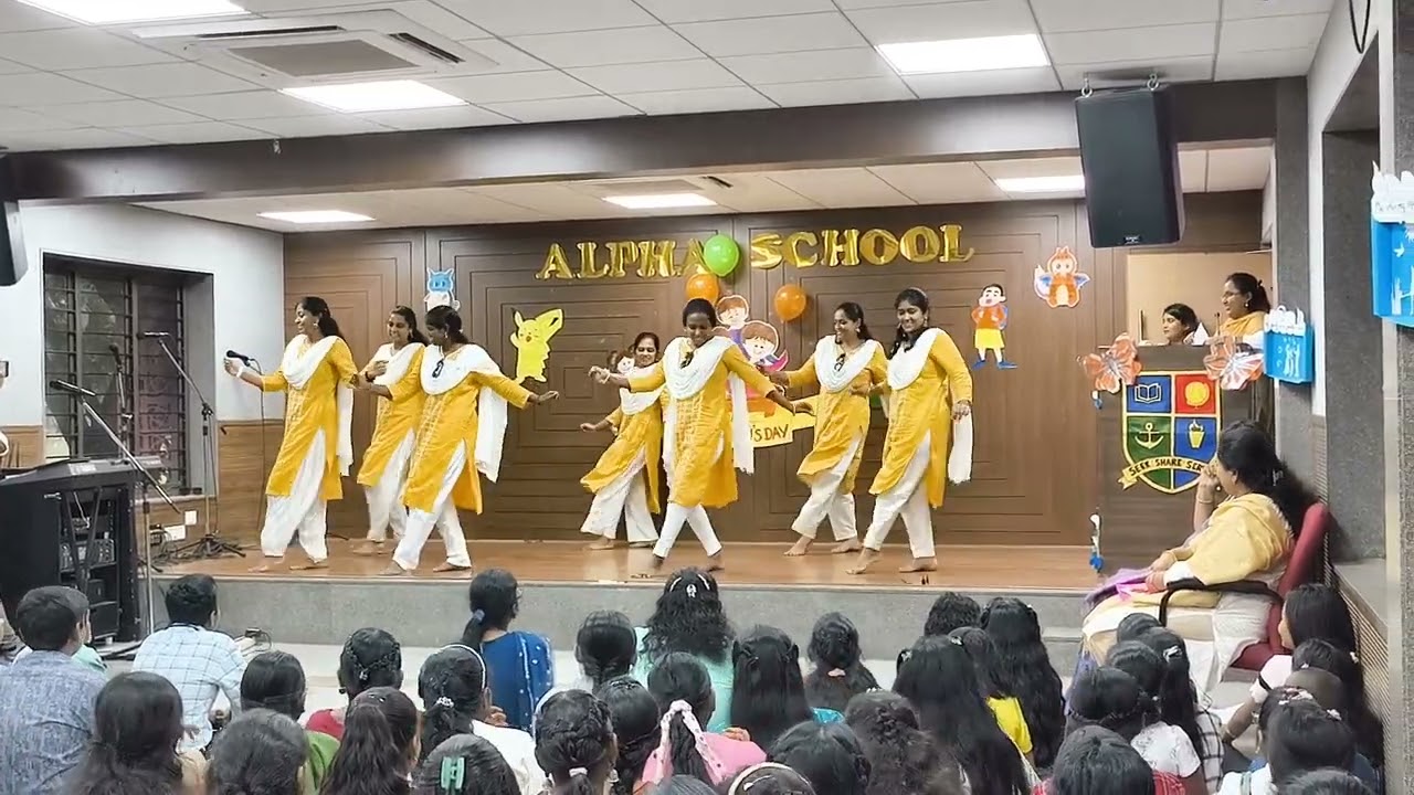 #Teacher's #dance #performance  #alpha #school #children #day #celebration
