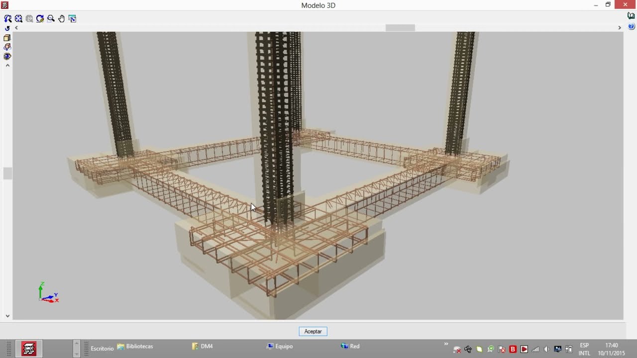 EJEMPLO DEMOSTRATIVO PRACTICO DE UNA ESTRUCTURA EN CYPECAD