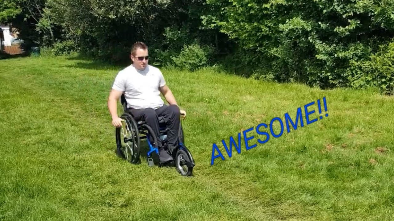 Wheelchair Freewheel! A must have for outdoors