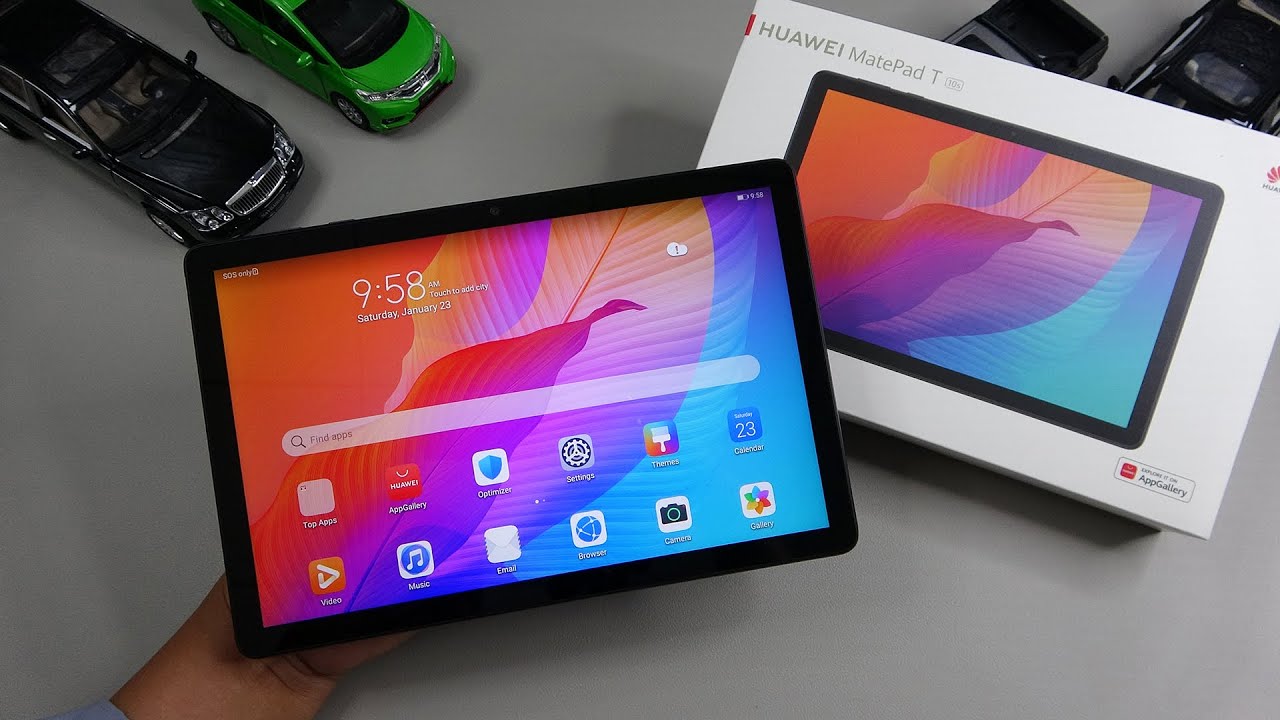 Huawei MatePad T10s unboxing, camera test, easy install apps