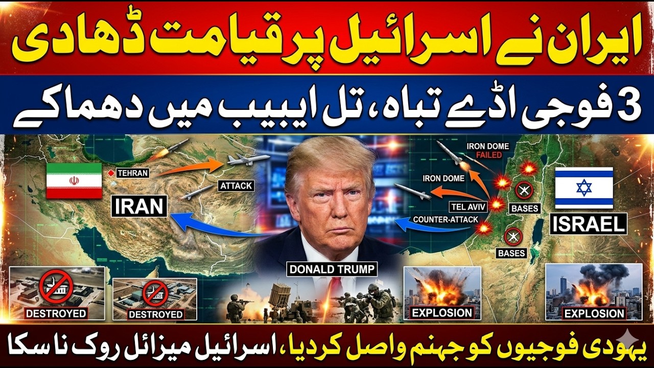 Iran Launches Major Strike on Israel - Explosions Reported in Tel Aviv | City42