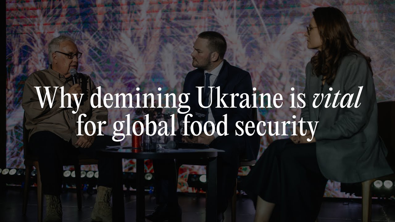 Why Demining Ukraine is Vital for Global Food Security