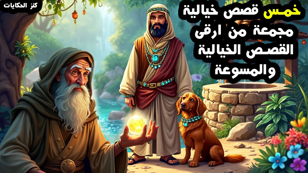 5 قصص خيالية مجمعة من ارقى القصص الخيالية المشوقة والمسموعة قبل النوم ضع السماعات واستمع