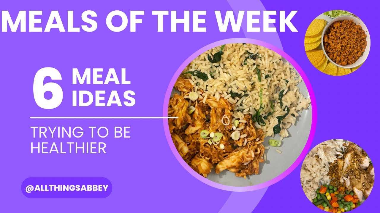 HEALTHIER MEAL IDEAS | #mealsoftheweek ~ #healthy #ideas ~ #chattyvlog ~ #food #inspiration 🥒🌽🍽️