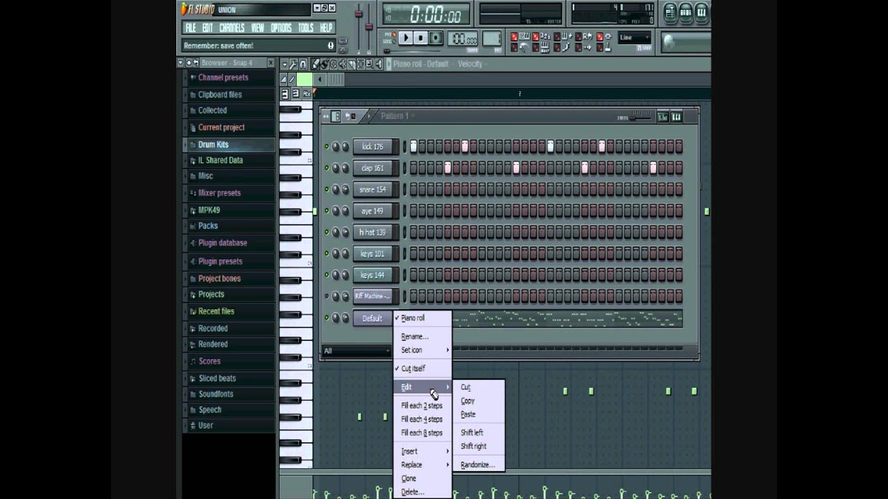 FL Studio 9 Beginners Tutorial Pt. 3 -How to Make a Melody