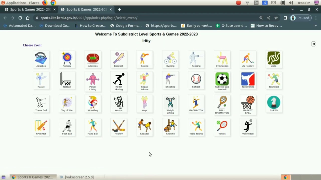 Sub District Login User Guide